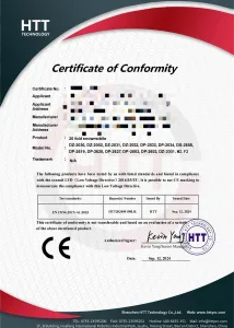 certification document