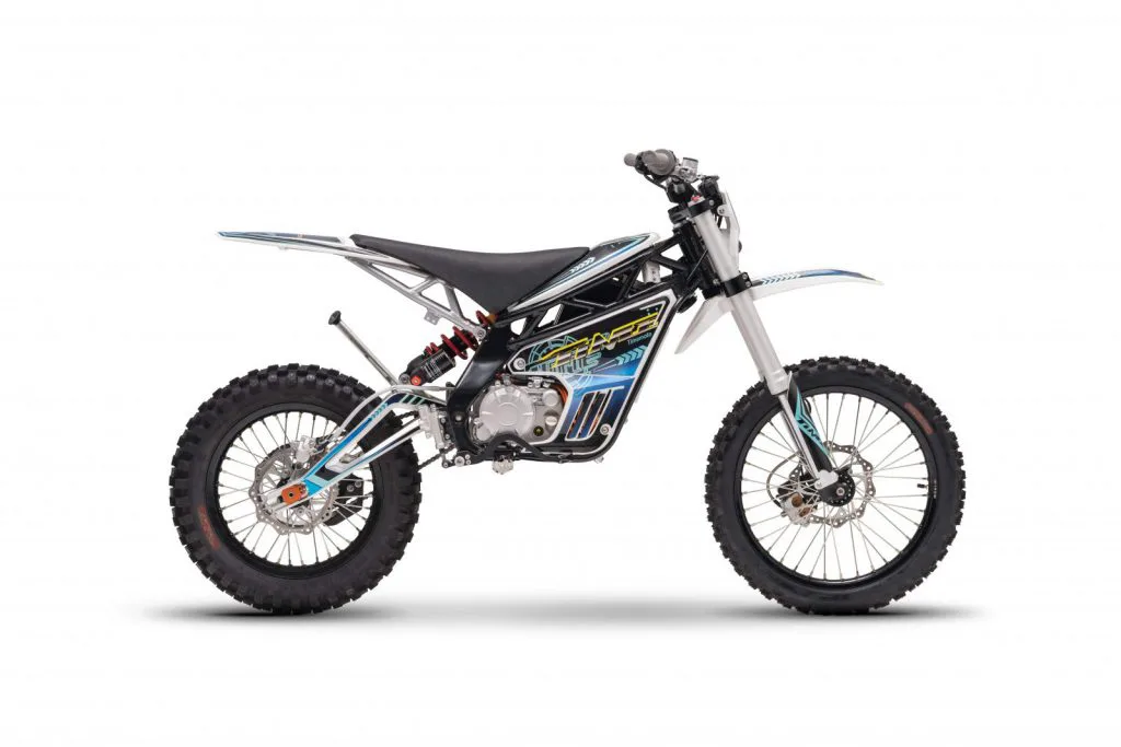 Starland ET electric dirt bike – right side on white background
