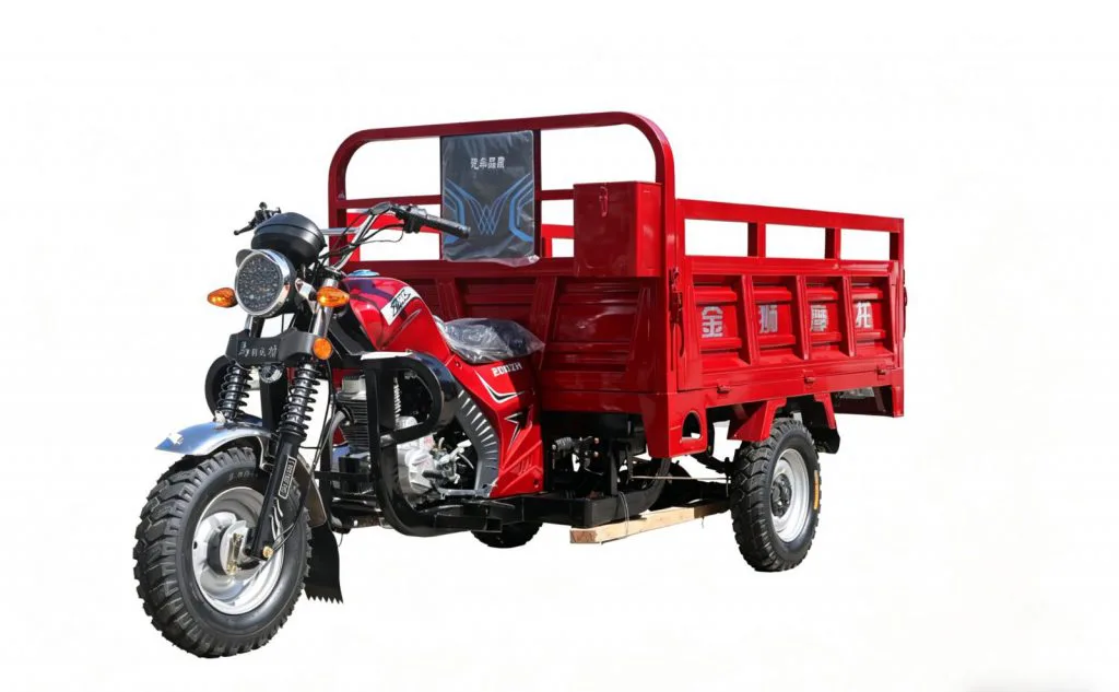 Fuel cargo tricycle – reinforced rear axle with leaf springs